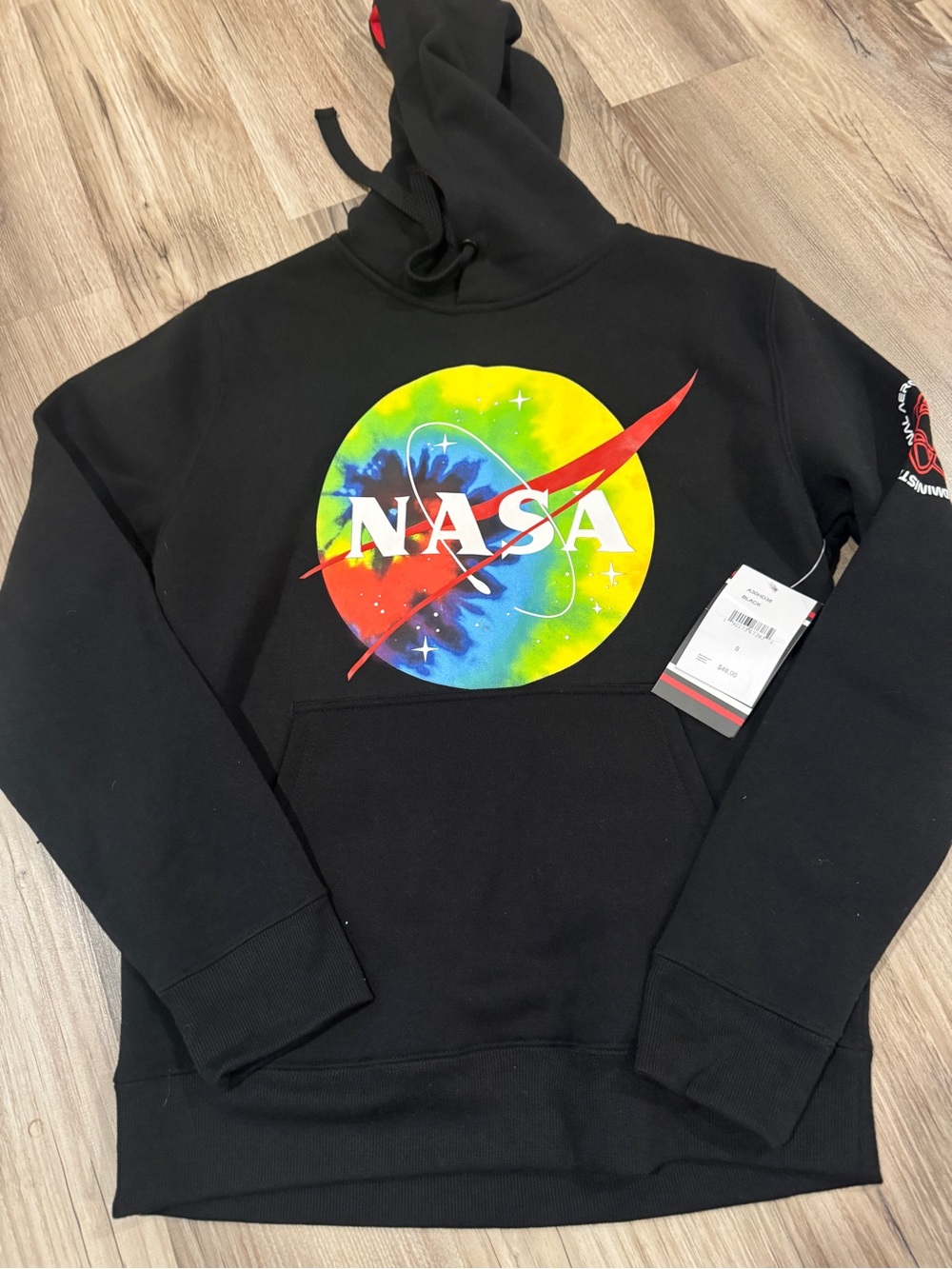 Akademiks Black Pullover with Red & White Trim